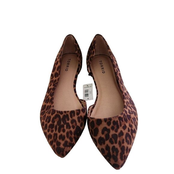 Torrid NWT D'Orsay Leopard Flat Mobwife Size 8W - Picture 3 of 8